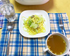 キャベツとオイルサーディンのパスタ、志麻さんの自宅レシピを見て作ってみた！